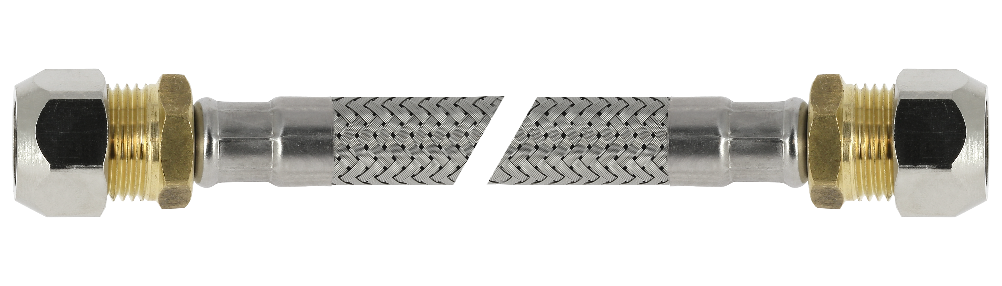 BONFIX Blister RVS Flexibele slang 50 cm 15 mmx15 knel