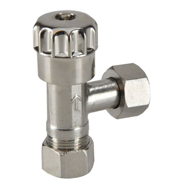 chrome knel hoekstopkraan 3/8x12mm  