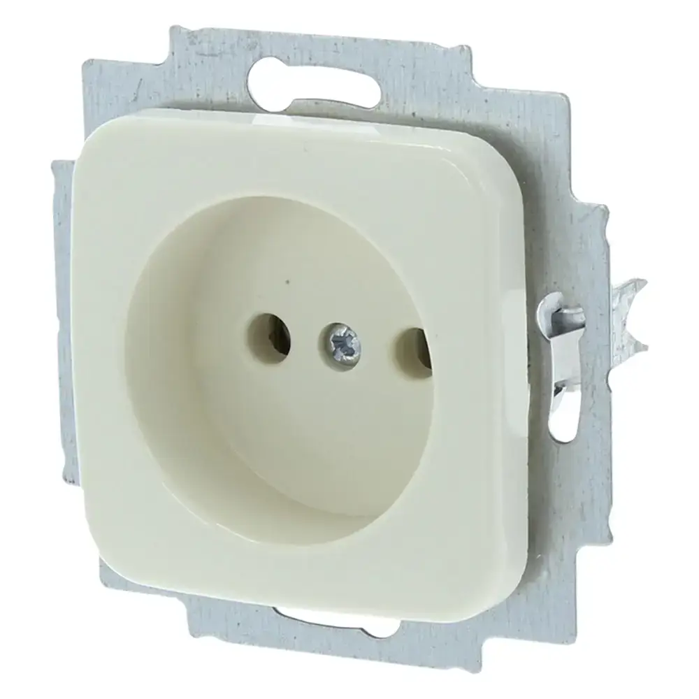 M BJ refl inbouw contactdoos 1V ra polarwit