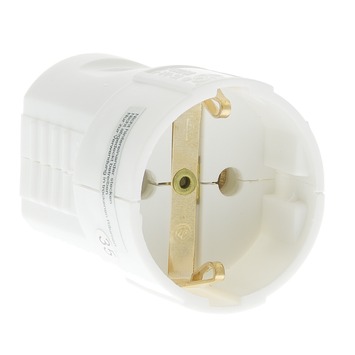 Contrastekker ra wit + barc. yc-da-4 white label