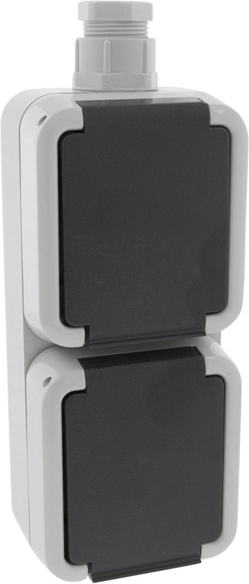 Peha swd opbouw contactdoos 2V verticaal RA wartel M20