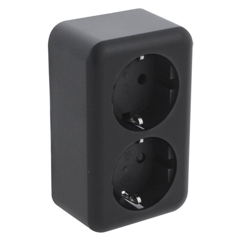 Ql opb contactdoos 2v ab ra zwart