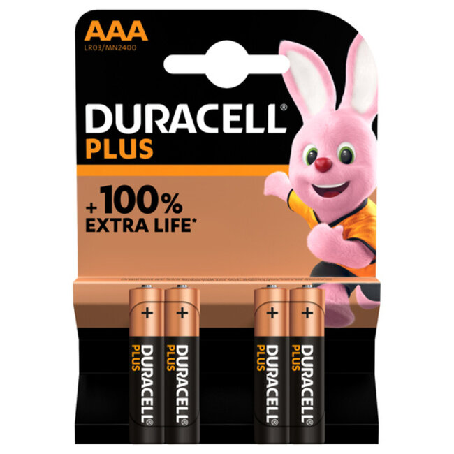 Duracell Plus Alkal Potlood Aaa Lr03 (4)