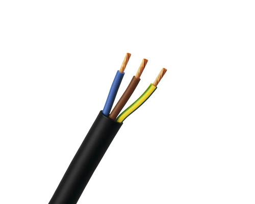 Huishoudkabel hitte best 3x1 zwart rol 100 m1 01.269.04