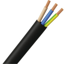 Neopreenkabel 3x1,5 zwart rol 60 m1