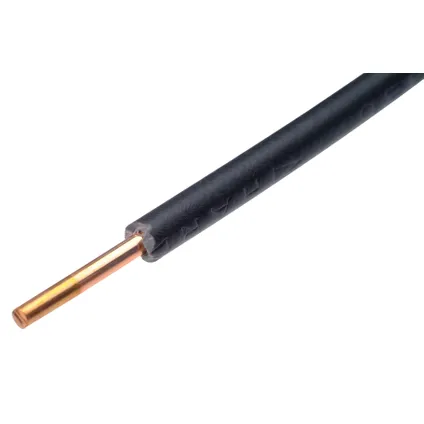 Vd inst.draad 1.5mm 25m zwart plieger label gri