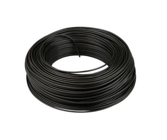 Installatiedr VD 1,5 zwart rol 100 m1