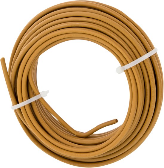 Installatiedraad VD 2,5 bruin rol 10 m1