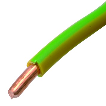Installatiedraad VD 2,5 geel/groen 5m