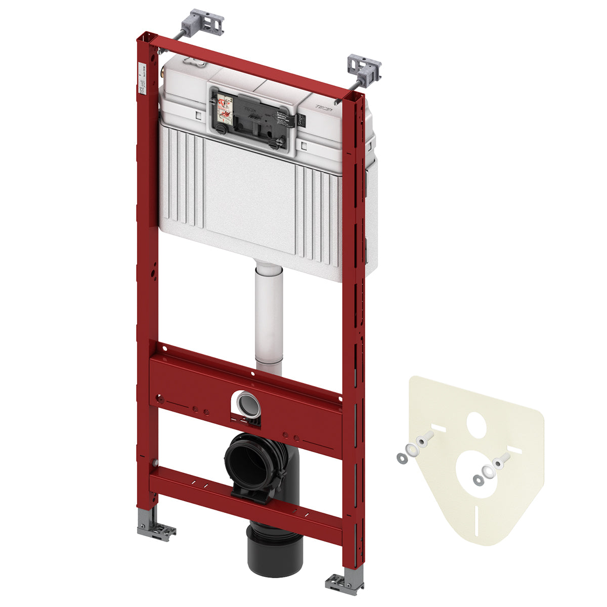 TECE Inbouwframe, frontbediening bouwhoogte 1120 mm