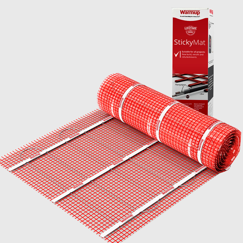 Warmup SPM-StickyMat vloerverwarm 1000 Watt zelfklevend 10000x500 mm