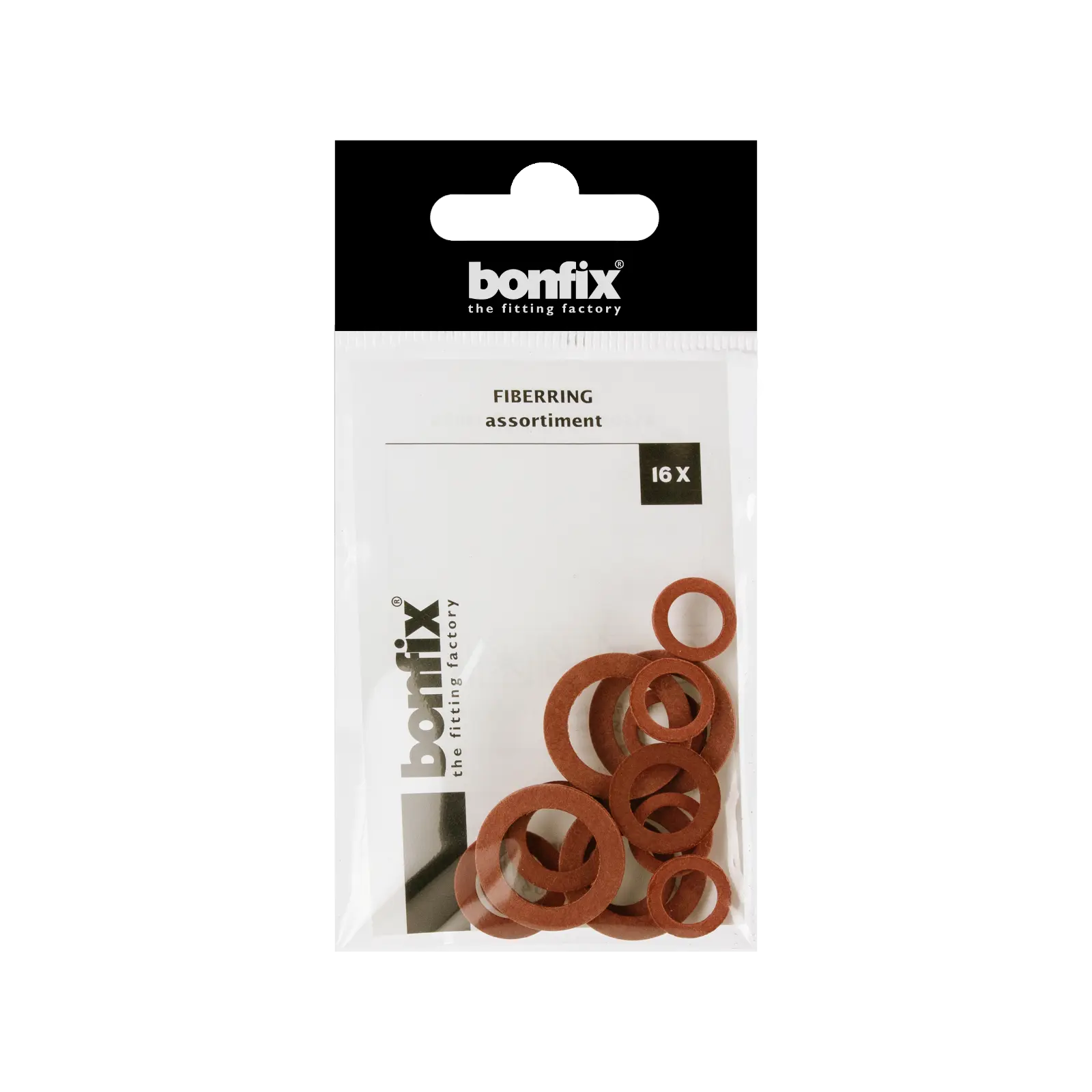 BONFIX Fiberringen assortiment zak 16 st