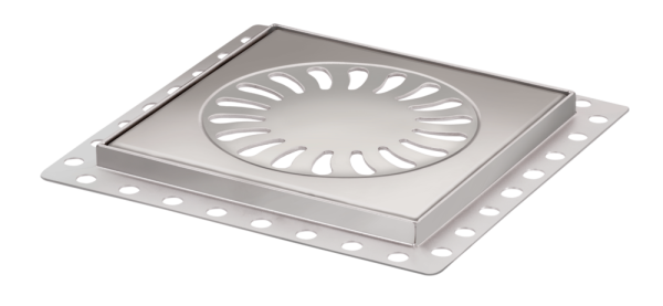RVS renovatieput 196 x 196 x 11 mm