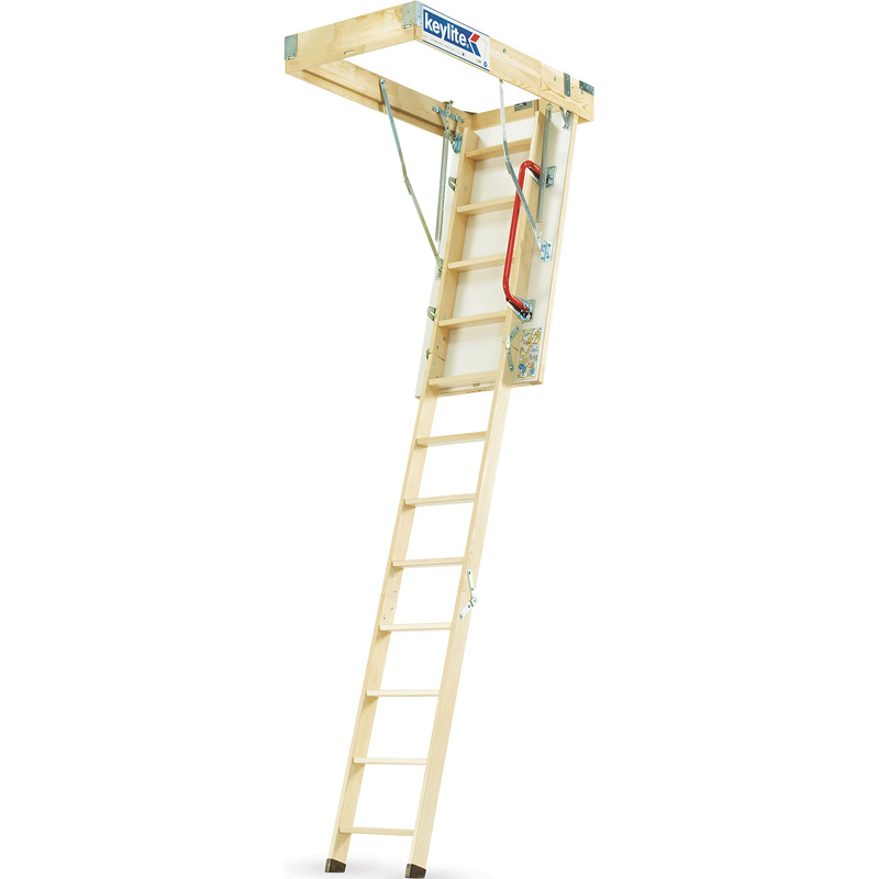 Keylite zoldertrap KYL 7 700x1000 4 dlg plafond 280 cm FSC Mix 70%