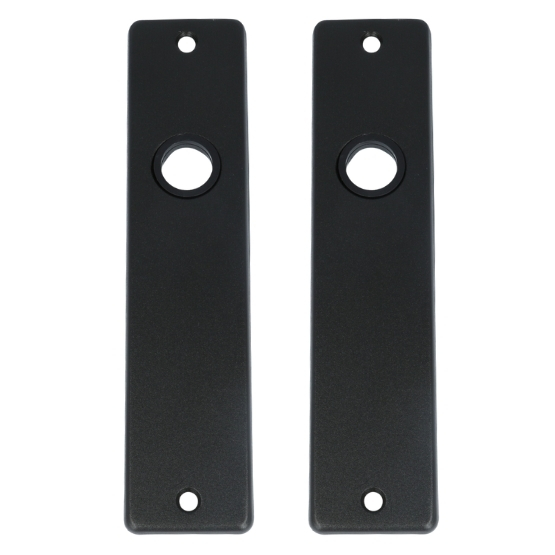 Kortschild blind aluminium f1 doos 2 st