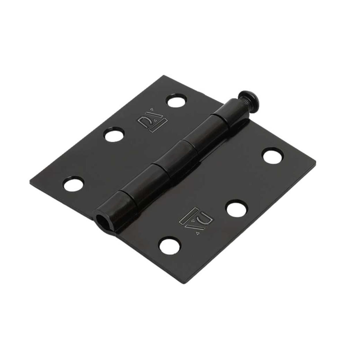 SX scharnier losse pen rh 76x76 zwart set 2 st