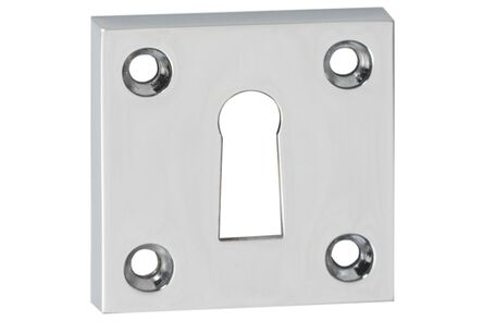 Sleutelrozet 38mm vierkant per paar Mat chroom