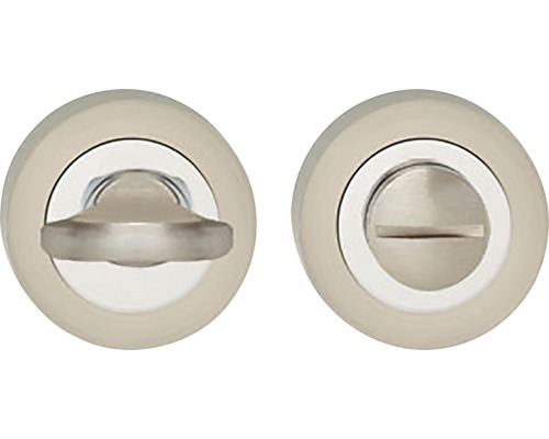 Wc garnituur mat chroom 55mm rond Mat chroom