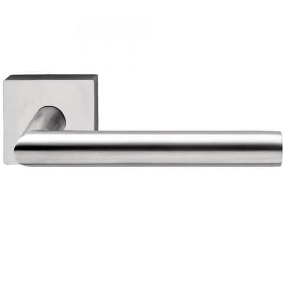 Alba RVS krukstel hol op vierkant Rozet 52x52mm RVS