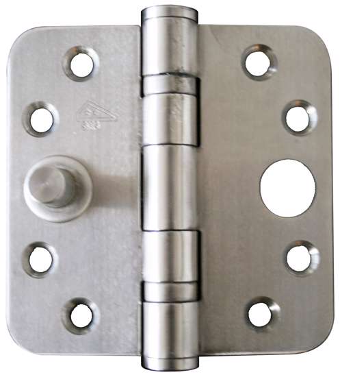 Scharnier skg*** 89x89 ronde hoek RVS met nok