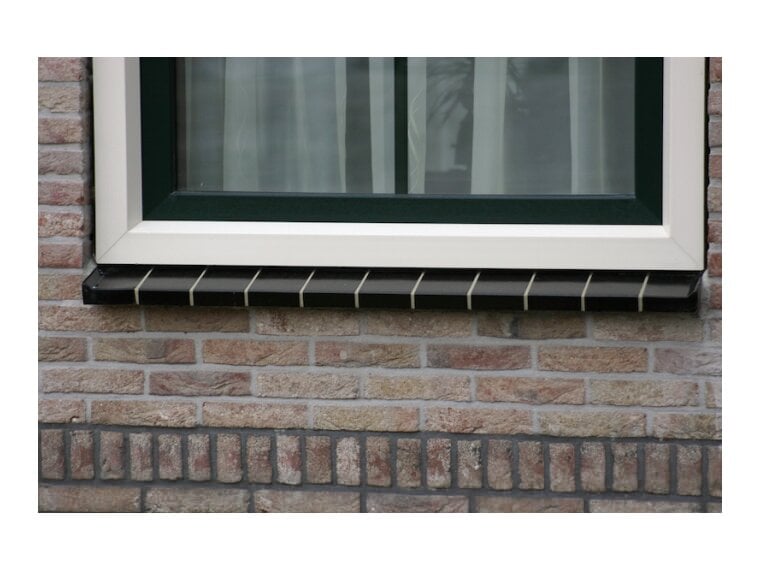 St Joris Raamdorpelsteen Standaard 105x105x32mm 2cm kering bruin
