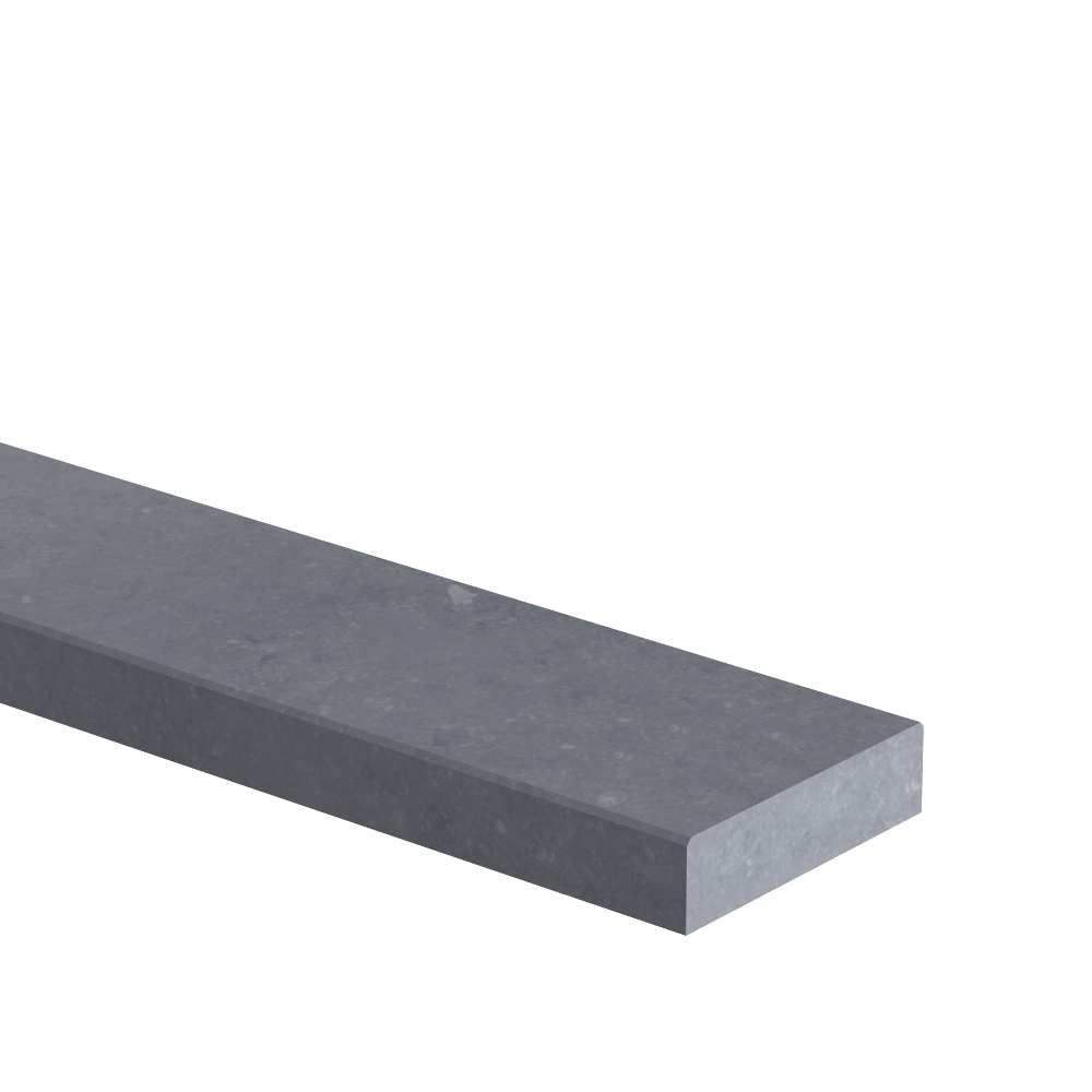 Binnendeurdorpel Belgisch hardsteen bl. gez. 1050x90x30mm,verp in 