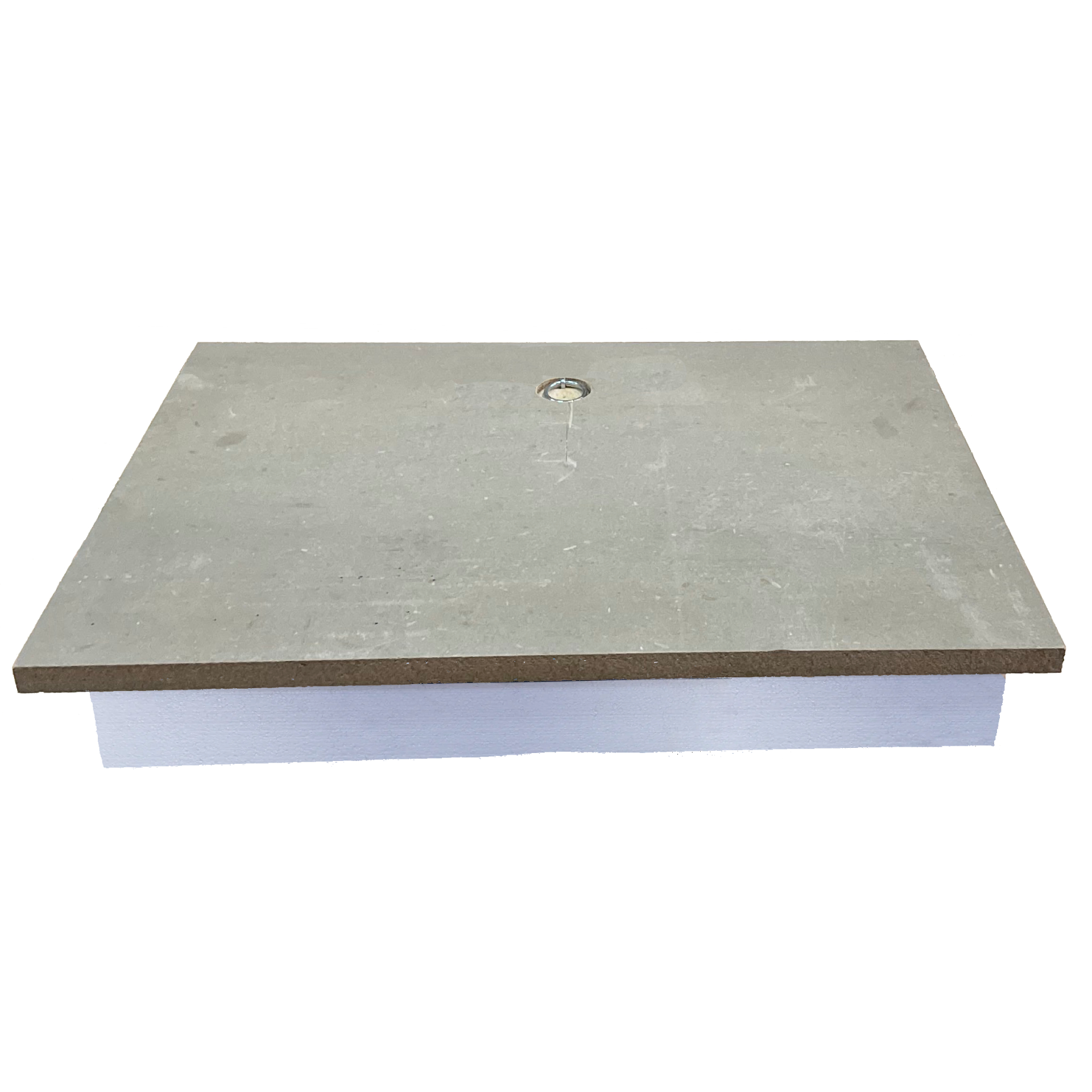 Vloerluik 22mm verzonken luikring neopreenband 595x395 mm Rc=3,0