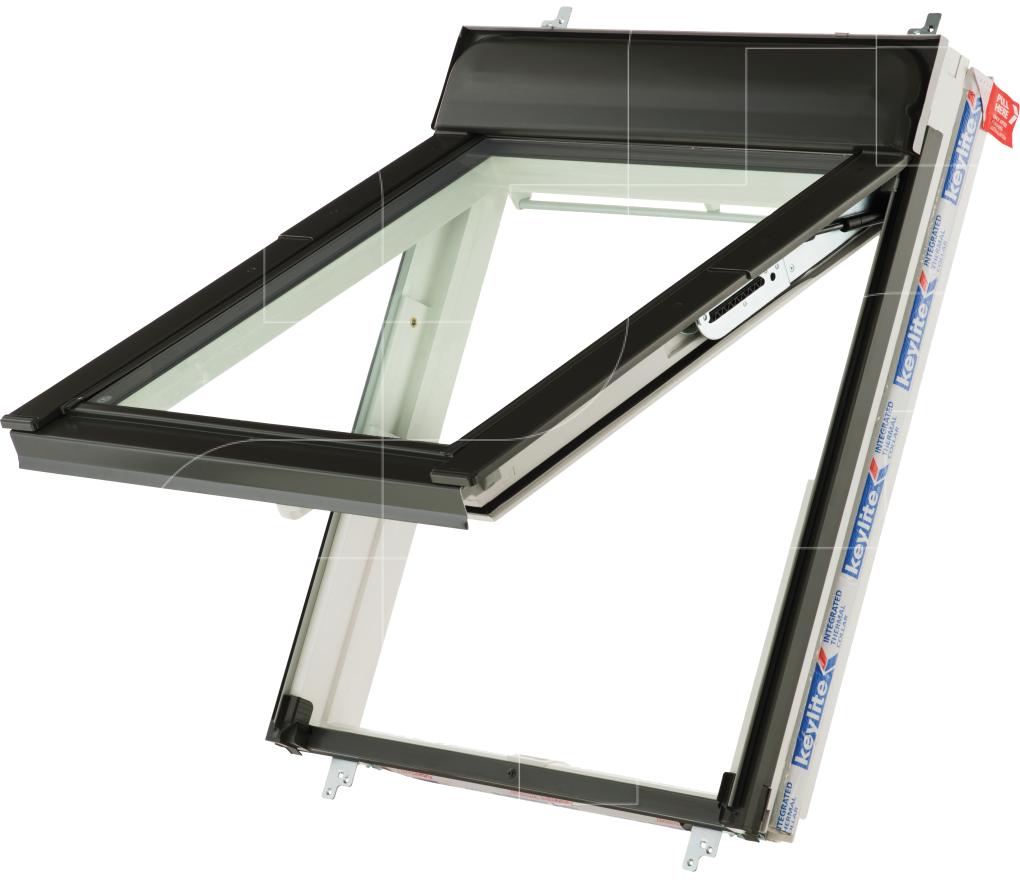 Keylite uitzettuimelvenster wit afg WFE 05 TFR 78x118 cm FSC Mix 70%