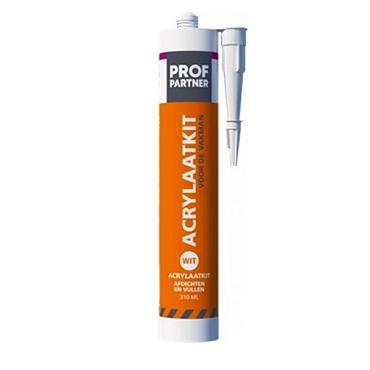 ProfPartner Acrylaatkit wit koker 310 ml  