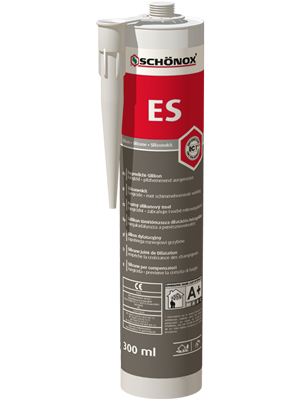 Schonox ES siliconenkit grijs flacon 300 ml