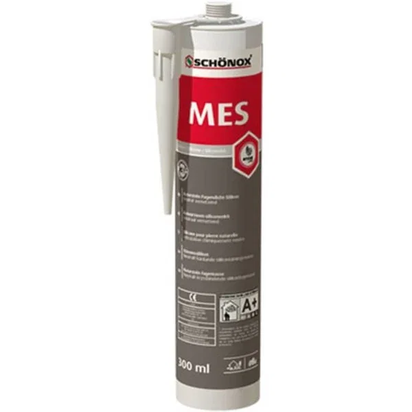 Schonox MES natuursteen siliconenkit antraciet flacon 300 ml