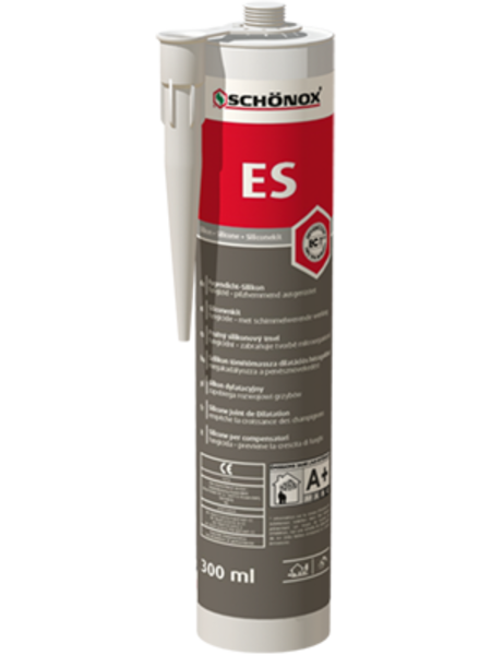 Schonox ES siliconenkit zandgrijs flacon 300 ml