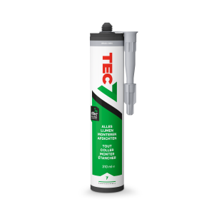 Tec7 Universele kit grijs RAL 7004 patroon 310 ml