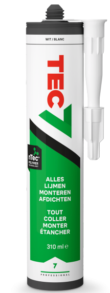 Tec7 Universele kit zwart RAL 9004 patroon 310 ml