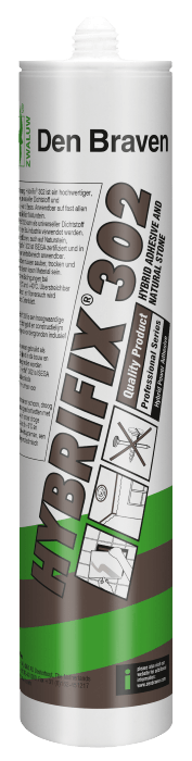 Zwaluw Hybrifix 302 Adh. & Nat.st. koker 290 ml wit