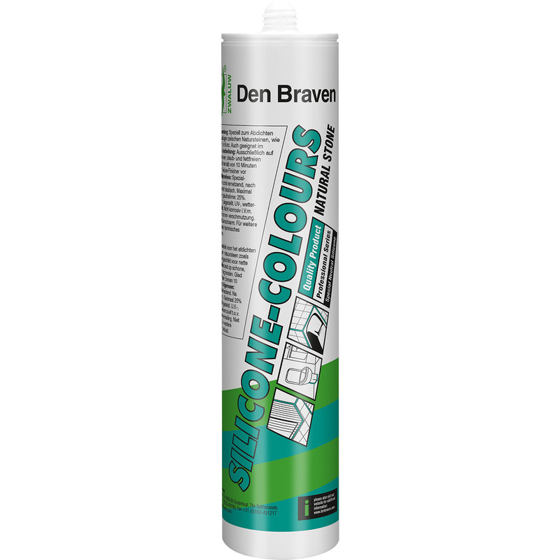 Zwaluw Silicone Colours NS zilvergrijs koker 310 ml
