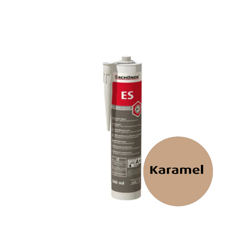 Schonox ES siliconenkit caramel flacon 300 ml