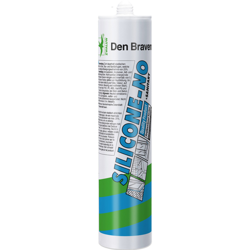 Zwaluw Silicone NO plus Sanitary wit koker 310 ml 30618904