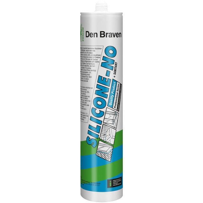 Zwaluw Silicone NO plus Sanitary zwart koker 310 ml 30618950