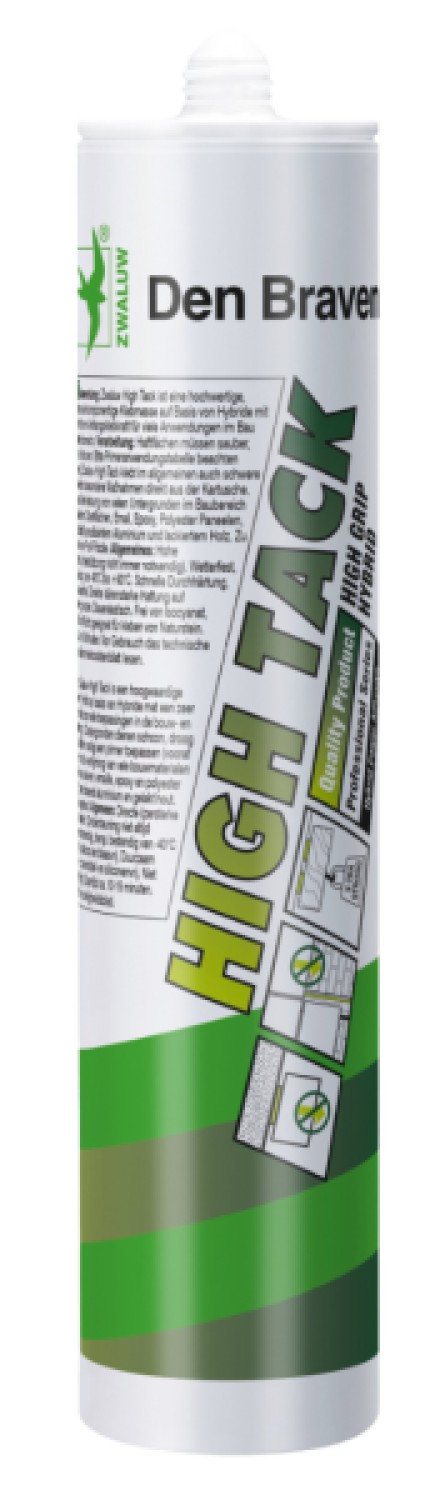 Zwaluw High Tack zwart koker 290 ml  