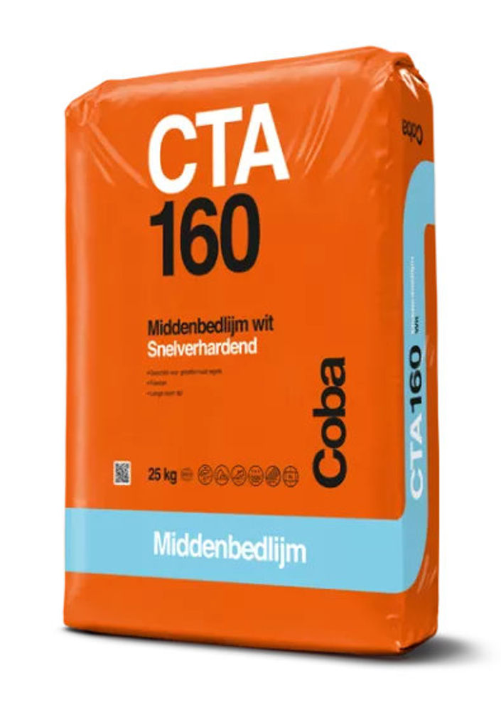 Coba Poederlijm CTA160  25kg wit Middenbed snel 40 zak/pallet