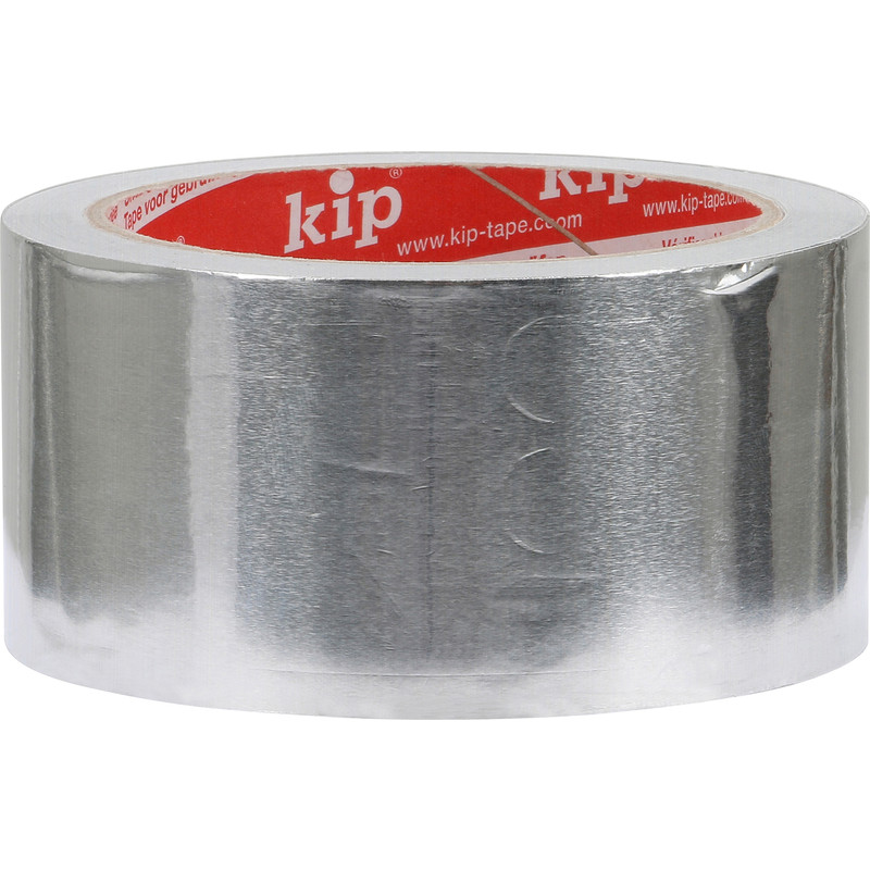 Kip 228 Aluminiumtape   zilver rol 25 m1 B= 48 mm (228 48)