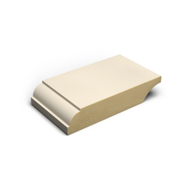 Greenline MDF kraalplint FSC Mix 70% 18x120 mm wit voorgelakt vochtwerend
