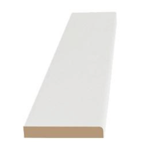 Greenline MDF plint FSC Mix 70% 9x45 mm wit voorgelakt vochtwerend