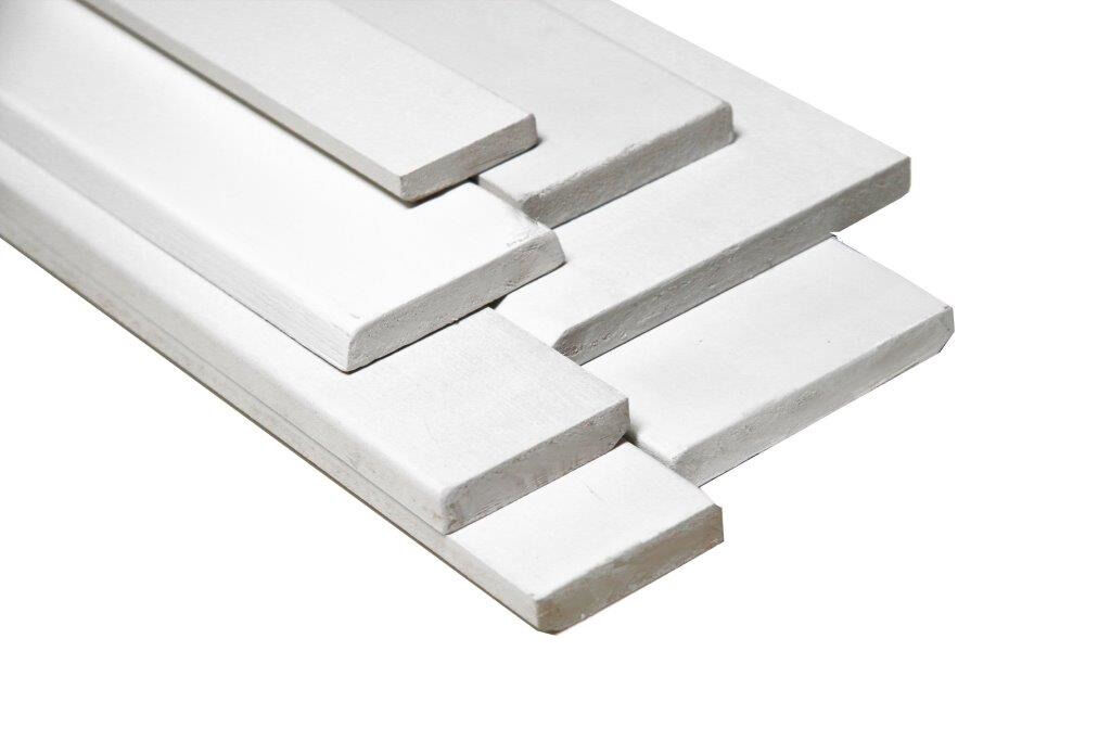 Hardhout plint 12x55 mm 30 mu gegrond FSC gecertificeerd