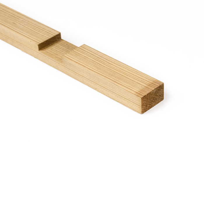 Vuren Ventilerende achterlat 21x45 mm PEFC gewolmaniseerd