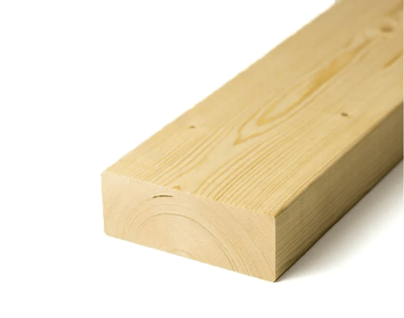 Vurenhout 75x175mm (geschaafd 70x170mm) Lengte: 3600mm