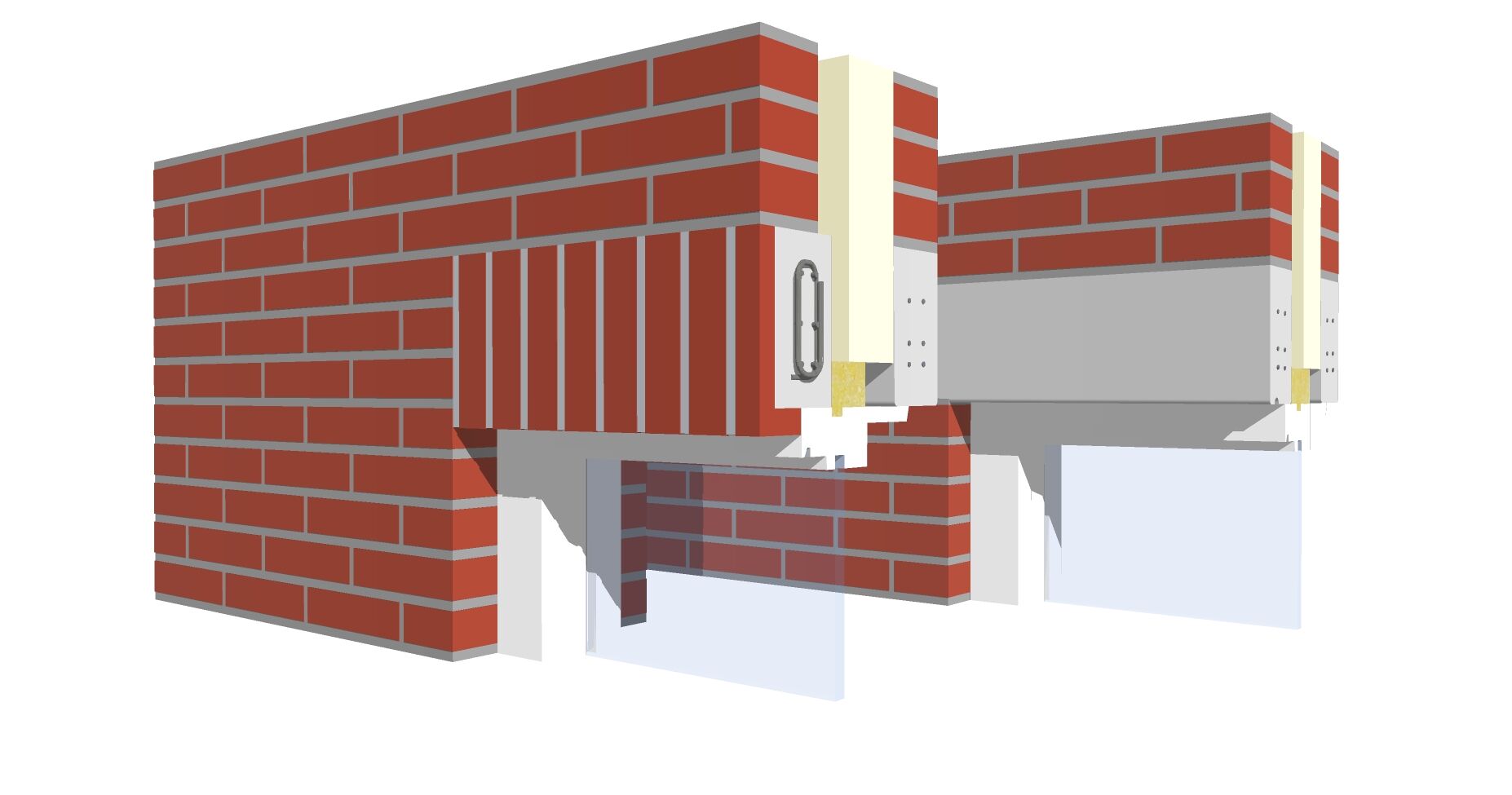 Baksteenlatei voorgespannen 1000x120x60mm 48 st/pak