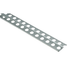 Stucstopprofiel aluzink L= 2600mm ld.3mm - 1236H-2.60