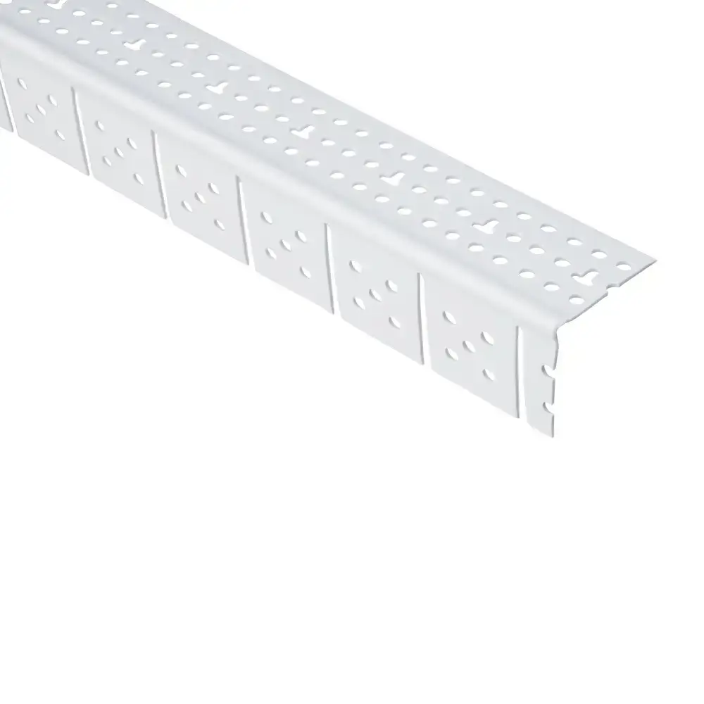 PVC hoekprofiel voor bogen hard pvc wit L= 3000mm ld.1mm - 3767-3.00-WIT